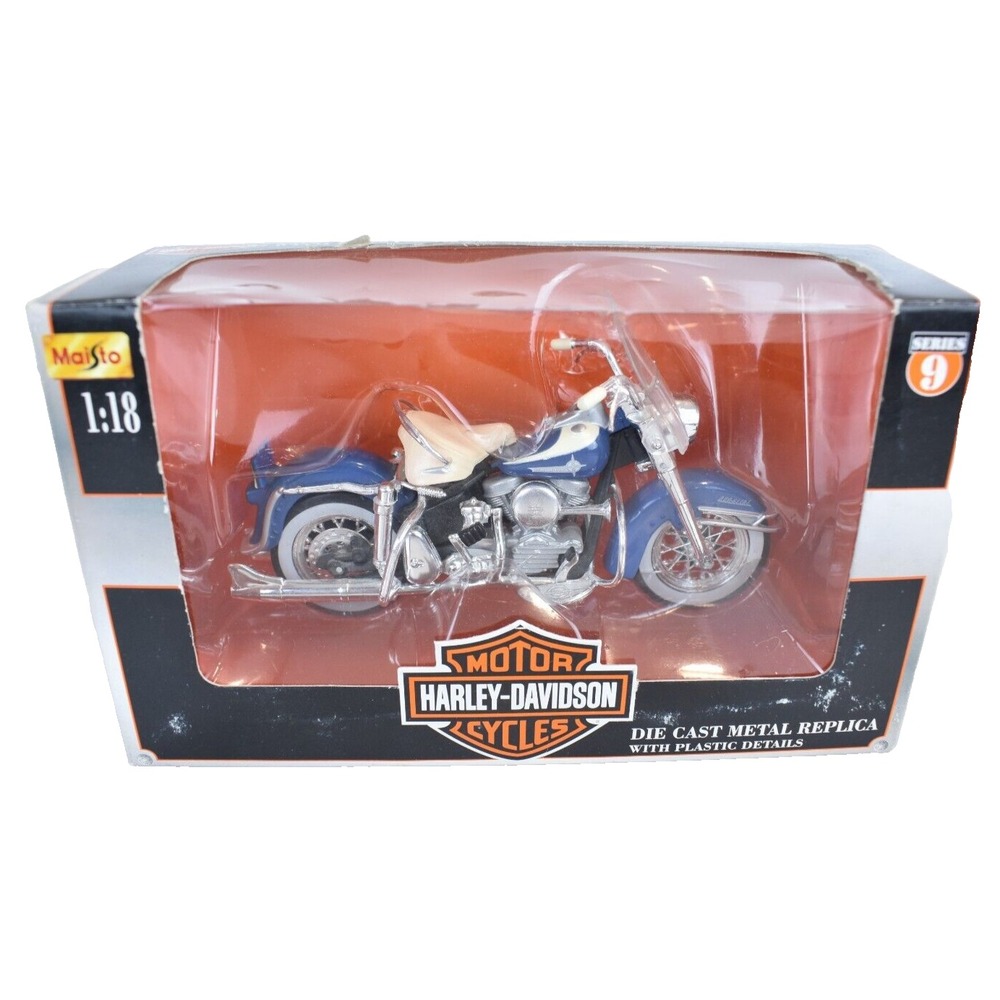 Harley Davidson Maisto 1936 EL Knucklehead Diecast 1:18 Scale in box